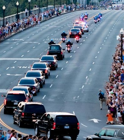 Presidential convoy in the United States