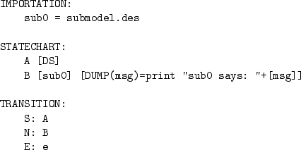 \begin{table}\begin{center}
\begin{minipage}{10cm}
\begin{verbatim}
IMPORTATIO...
...ITION:
S: A
N: B
E: e\end{verbatim}
\end{minipage} \end{center}
\end{table}